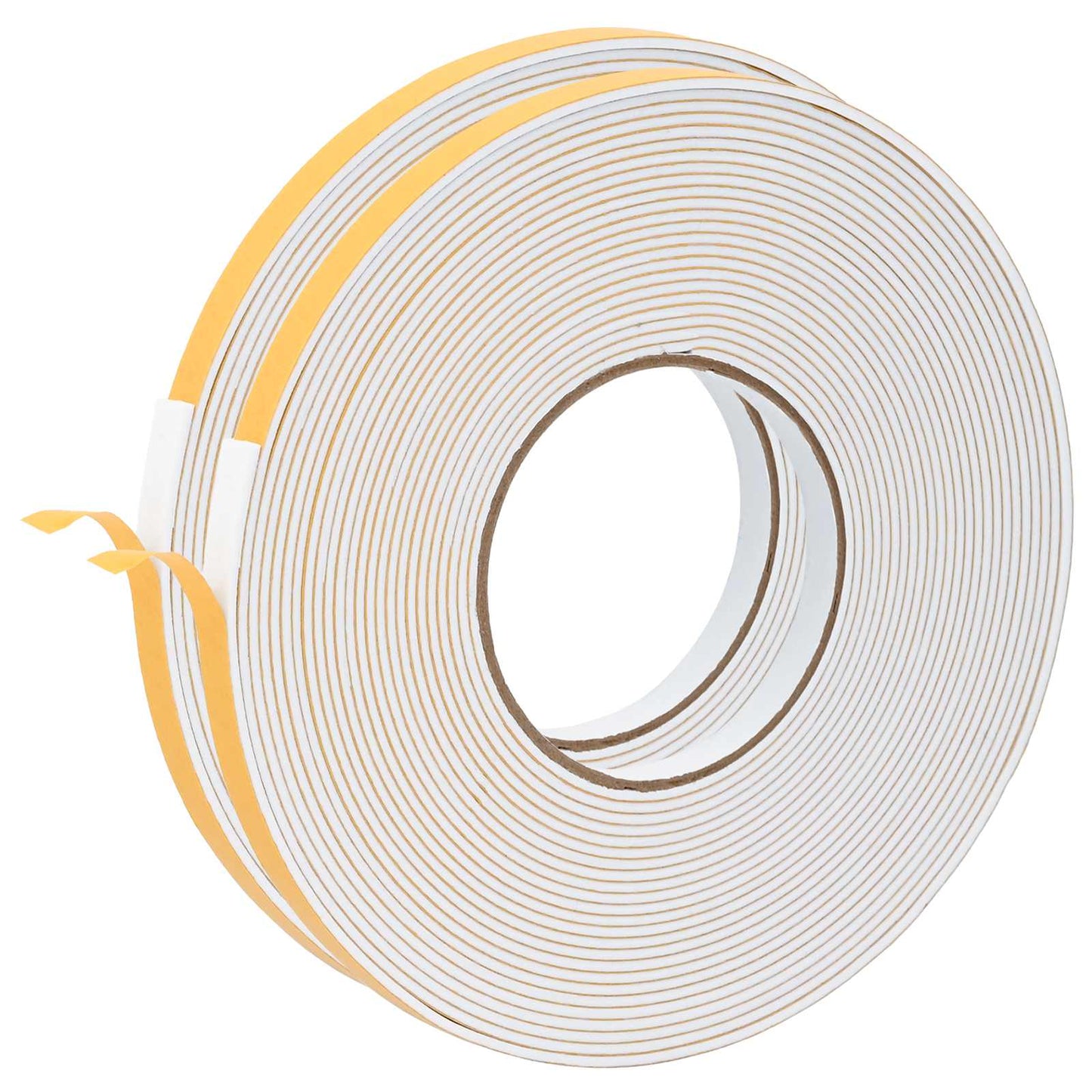 Selvklæbende skum tape 2 stk. Hvid 10 mm x 10 m CR Skum