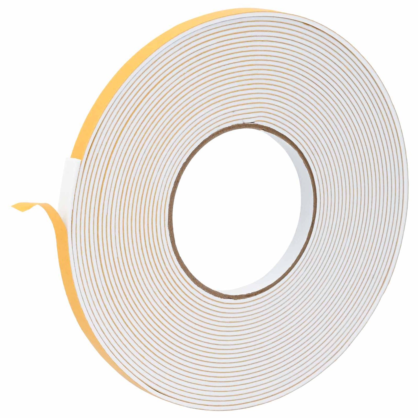Selvklæbende skum tape 5 stk. Hvid 10 mm x 10 m CR Skum