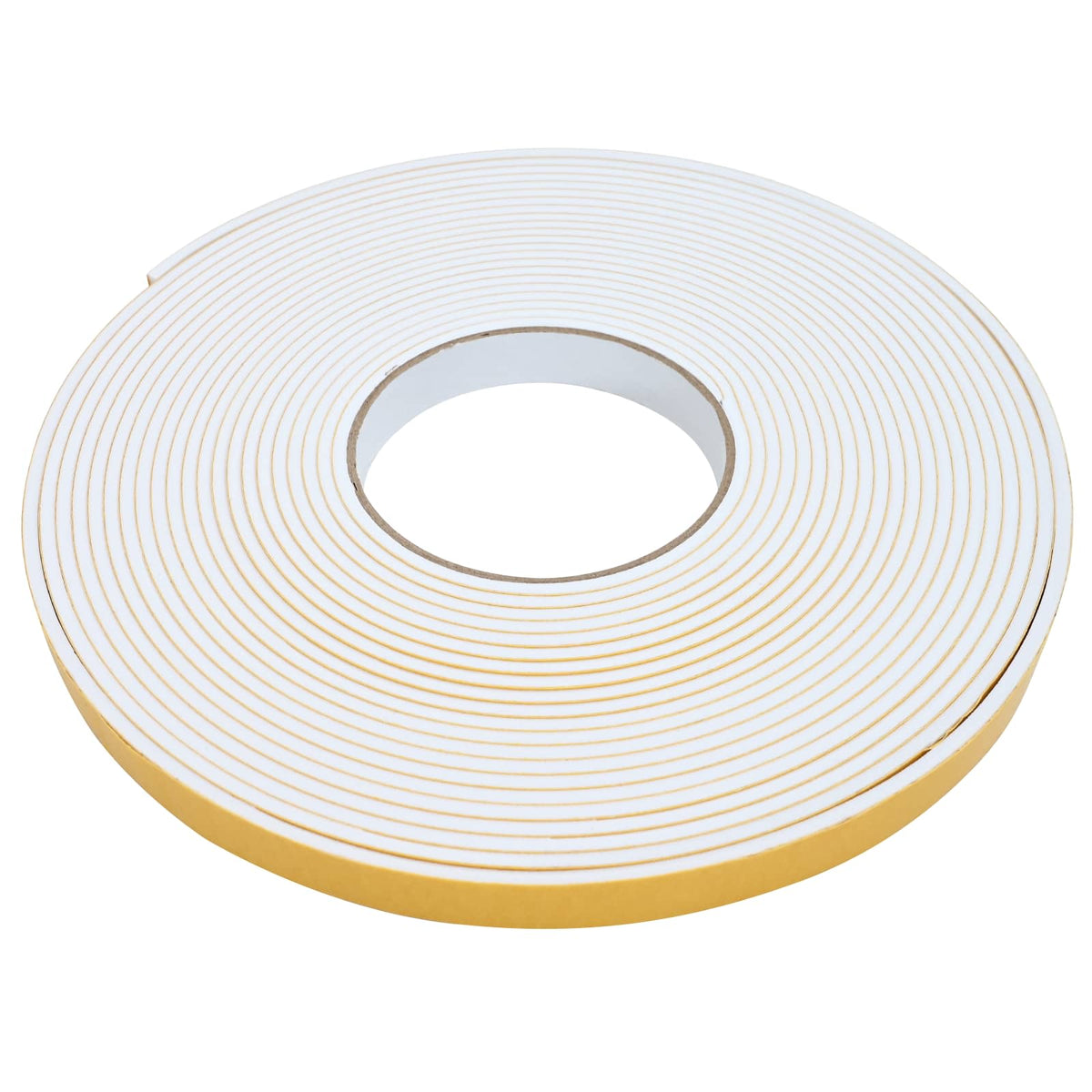 Selvklæbende skum tape 10 stk. Hvid 15mm x 10m CR Skum
