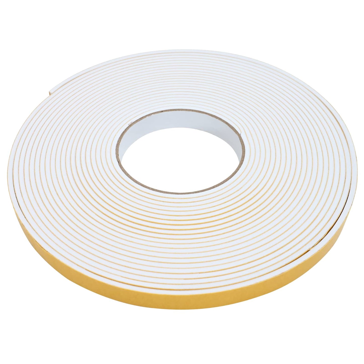 Selvklæbende skum tape Hvid 15mm x 10m CR Skum