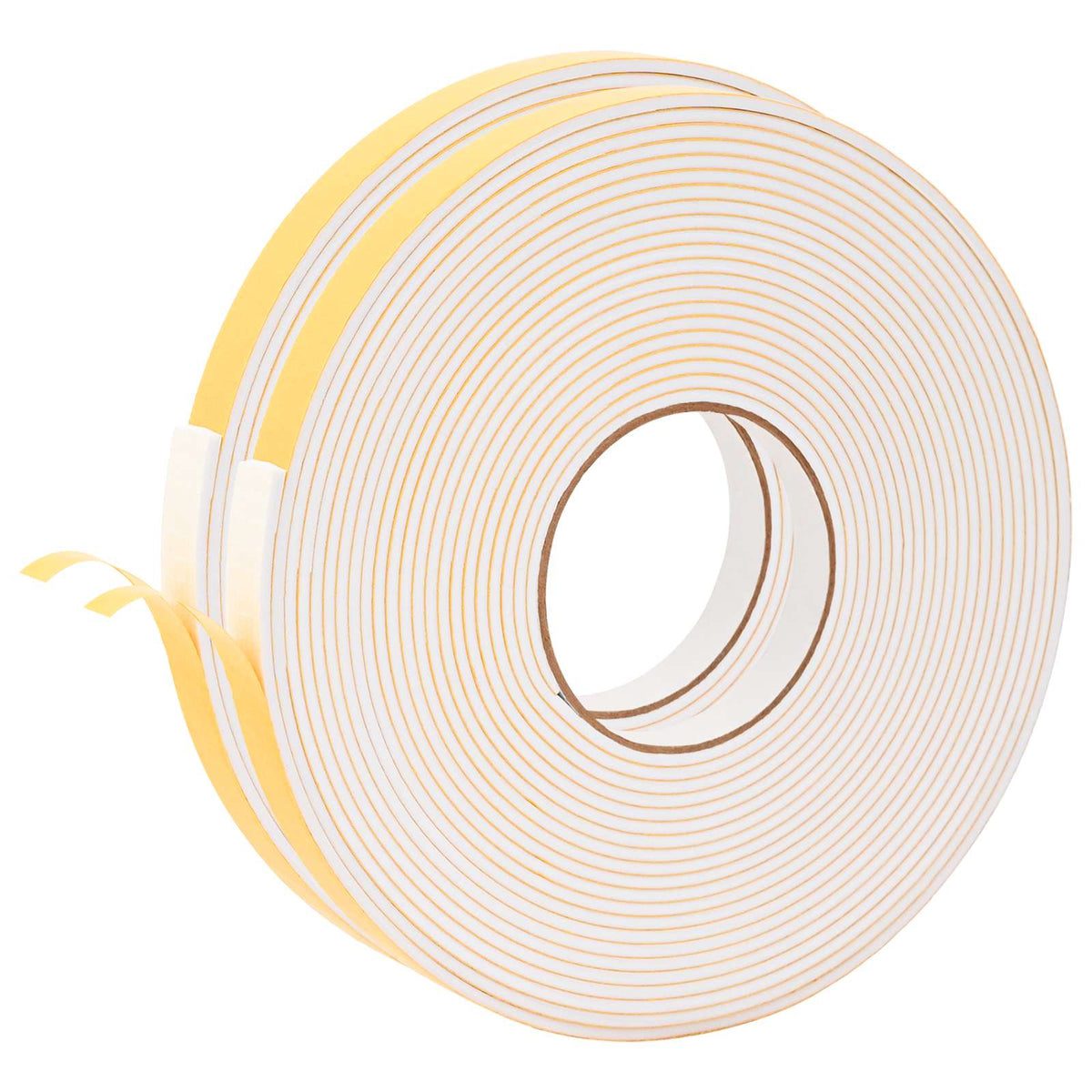 Selvklæbende skum tape 2 stk. Hvid 15mm x 10m CR Skum