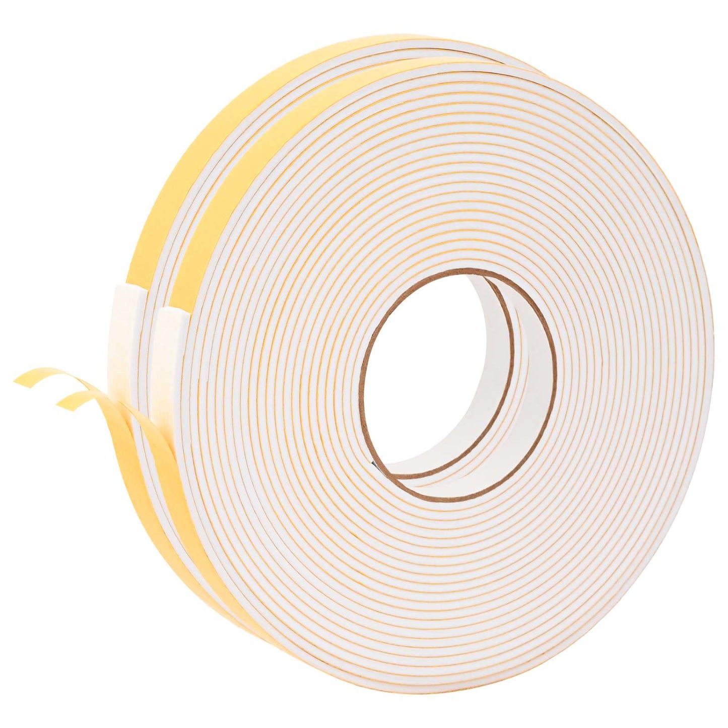 Selvklæbende skum tape 2 stk. Hvid 15mm x 10m CR Skum