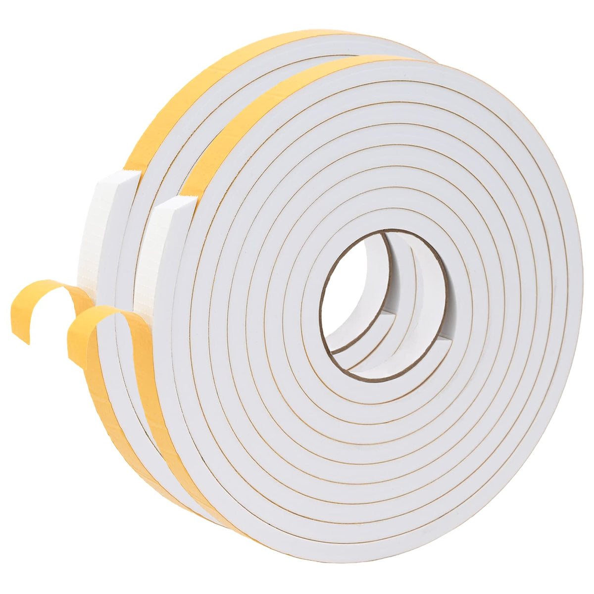 Selvklæbende skum tape 2 stk. Hvid 15mm x 5m CR Skum