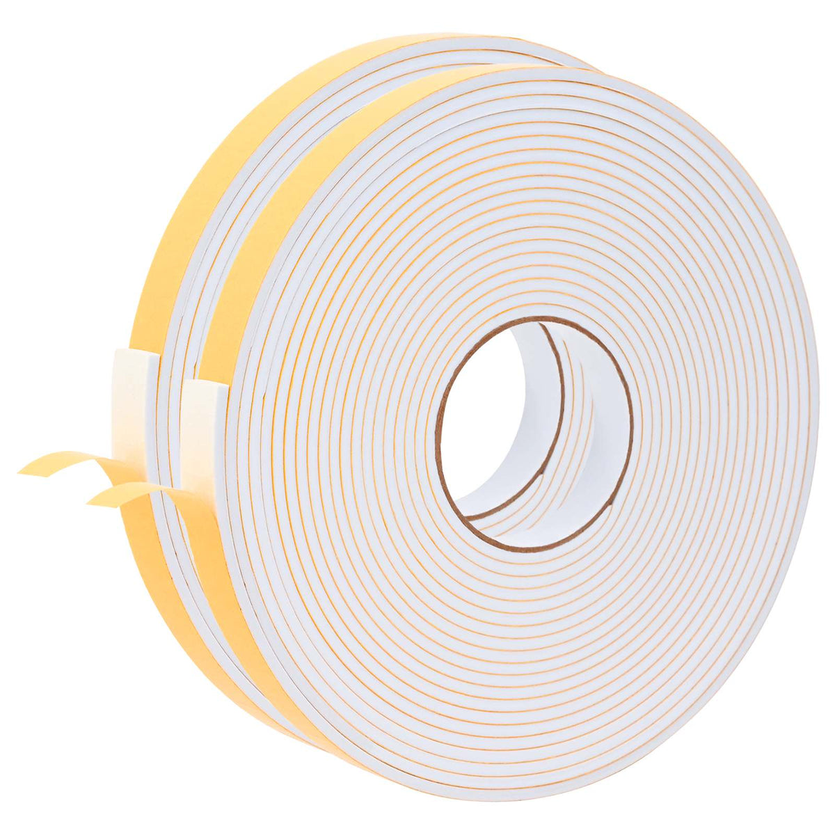 Selvklæbende skum tape 2 stk. Hvid 20mm x 10m CR Skum