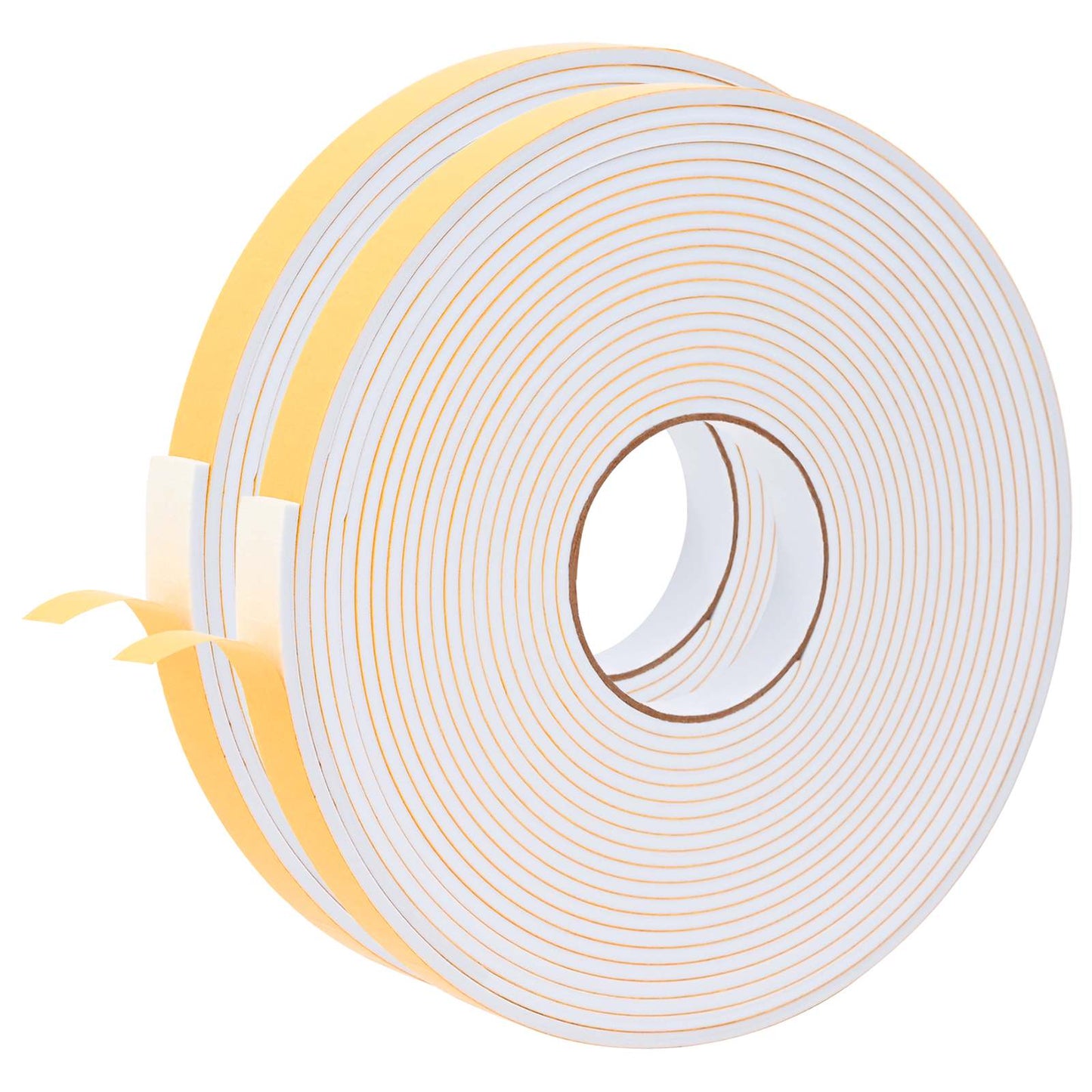 Selvklæbende skum tape 2 stk. Hvid 20mm x 10m CR Skum