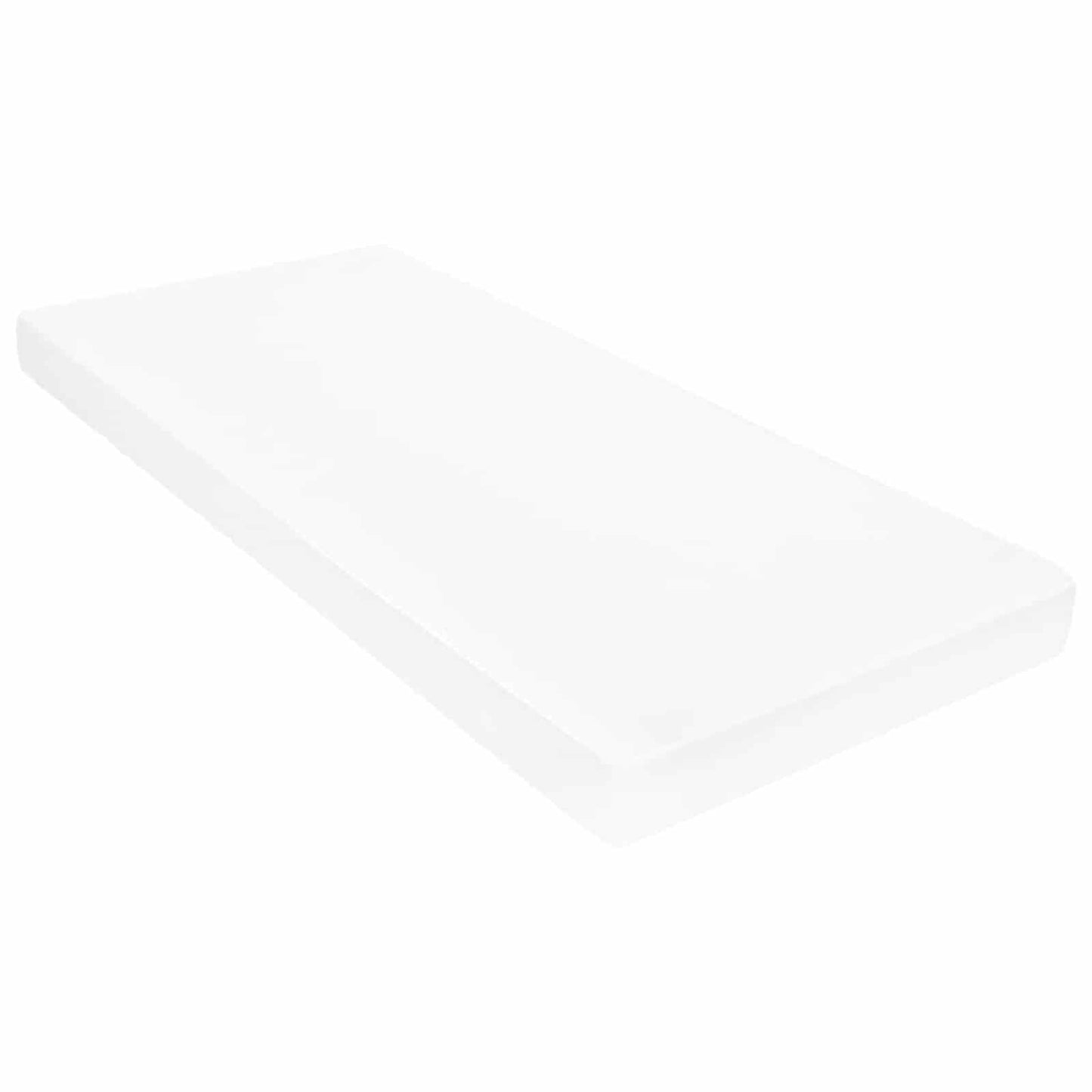 Dag seng med madras Voks brun og hvid 90 x 200 cm