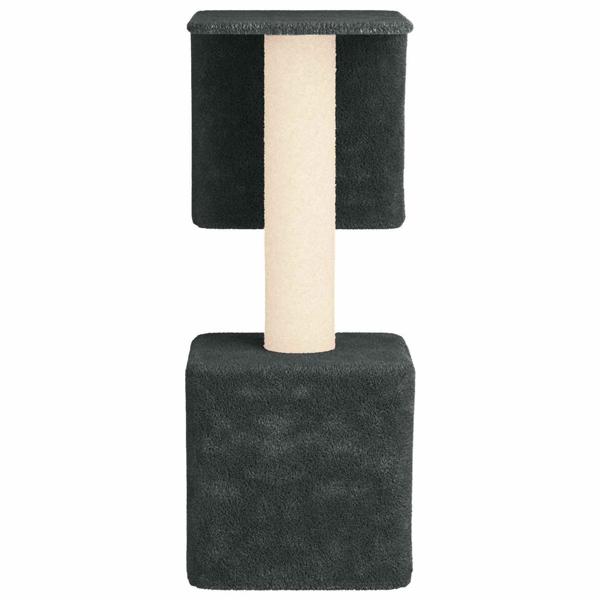 Kattetræ med sisal klatreposter Mørkegrå 114 cm