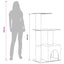 Kattetræ med sisal klatreposter Cremefarvet 133 cm