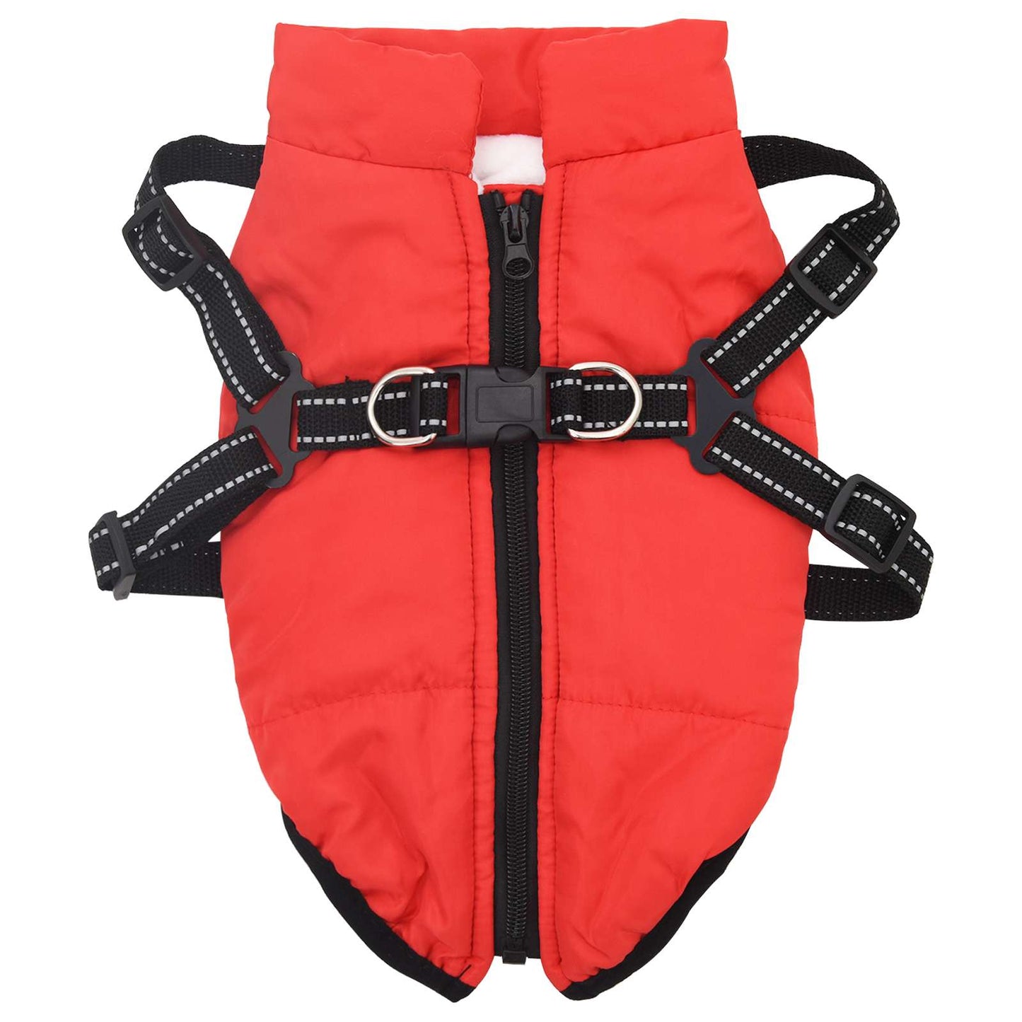 Hundejakke Rød L28 Fleece og polyester