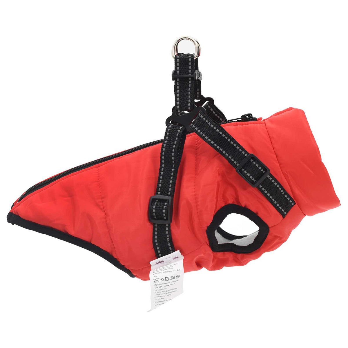 Hundejakke Rød L32 Fleece og polyester