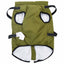 Hundejakke Army Grøn L48 Fleece og polyester