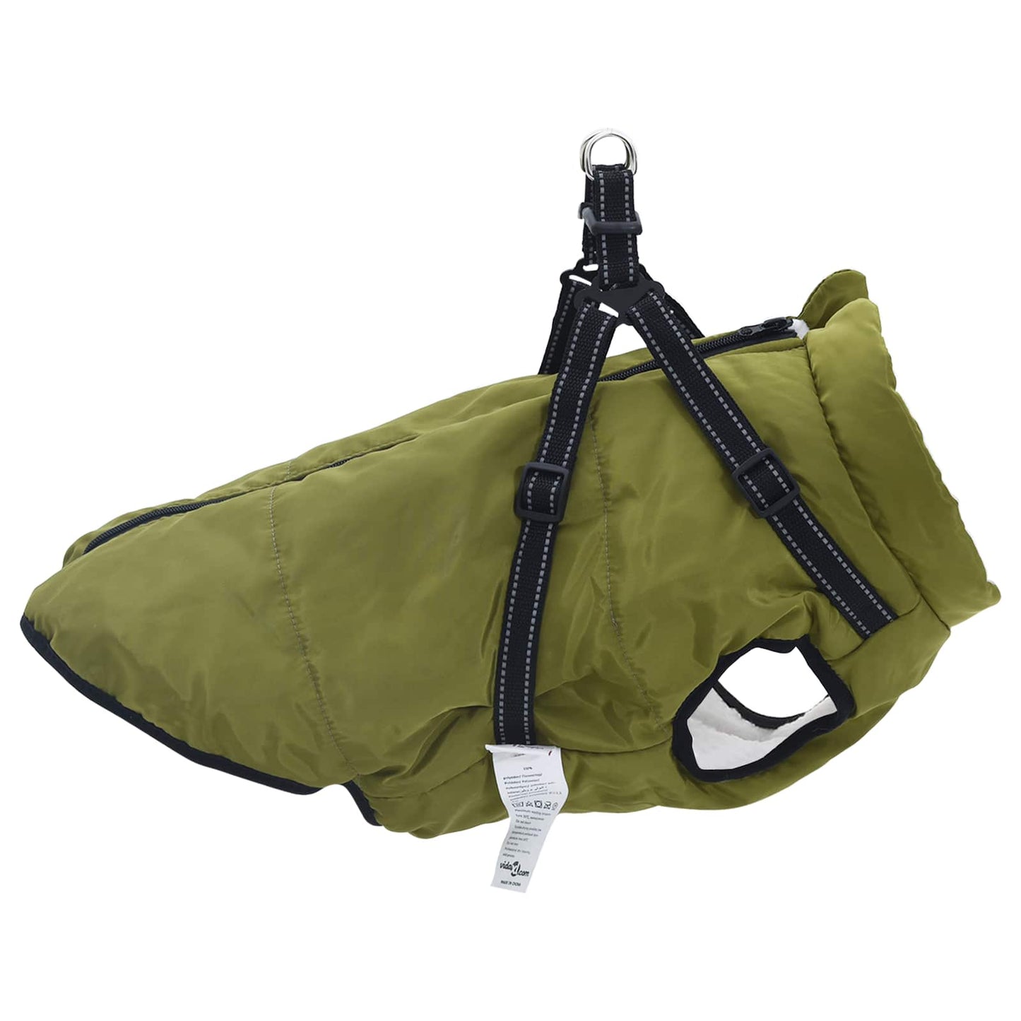 Hundejakke Army Grøn L48 Fleece og polyester