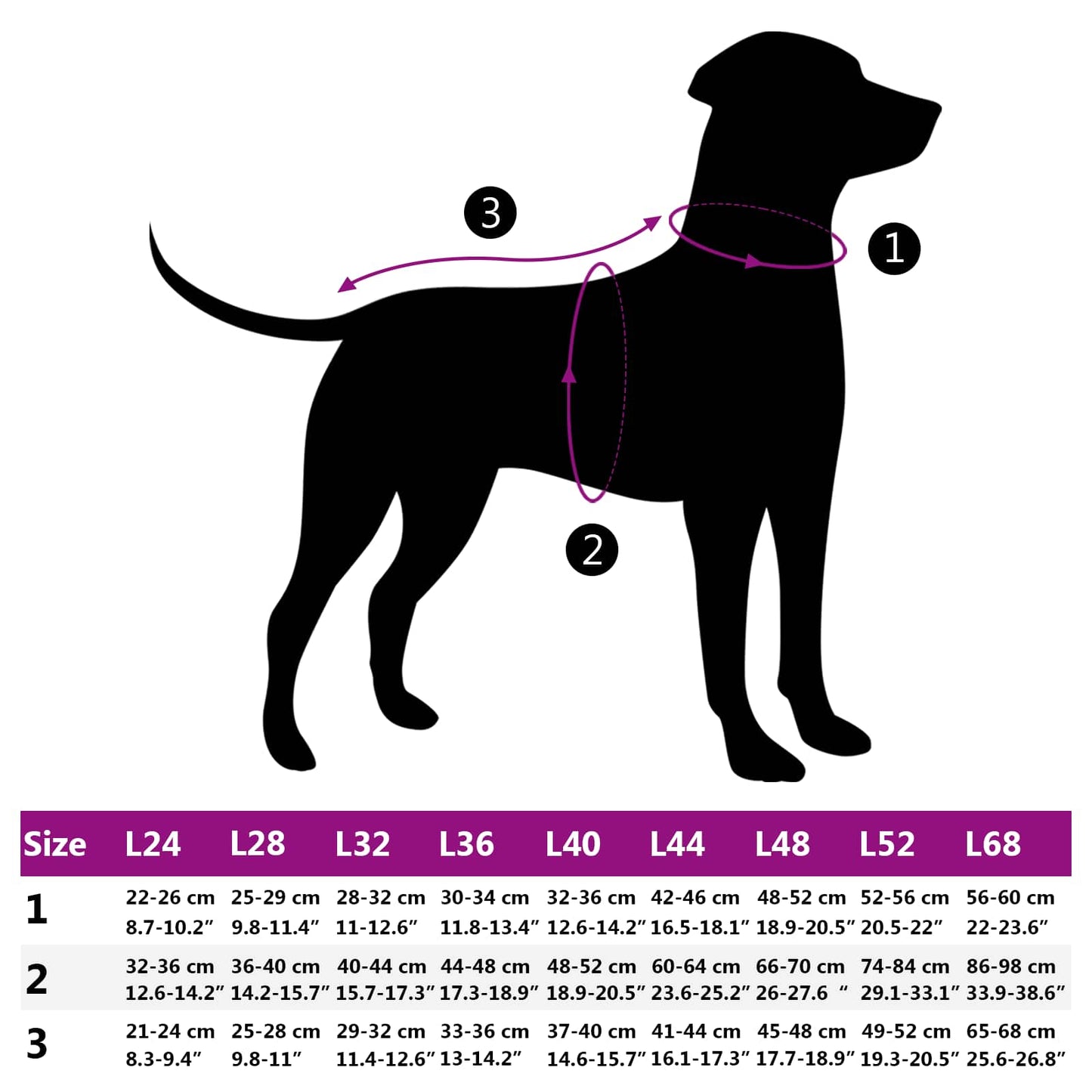 Hundejakke Lilla L24 Fleece og polyester