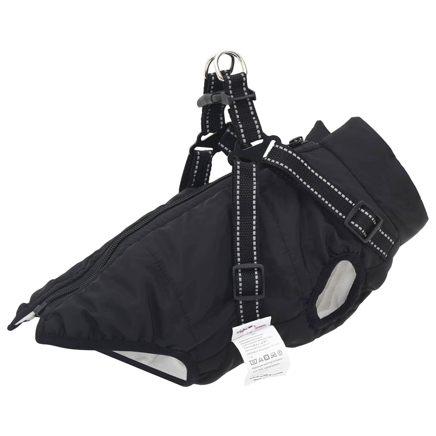 Hundejakke Sort L40 Fleece og polyester