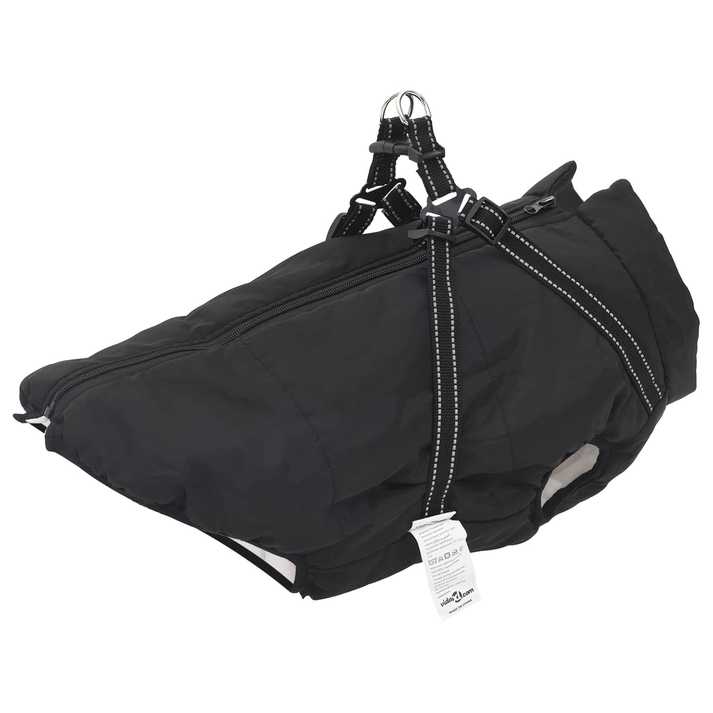 Hundejakke Sort L44 Fleece og polyester