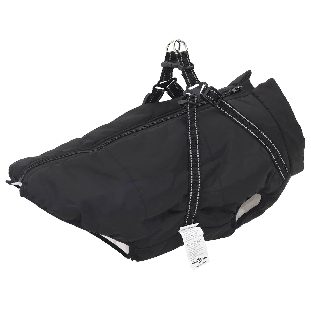 Hundejakke Sort L48 Fleece og polyester