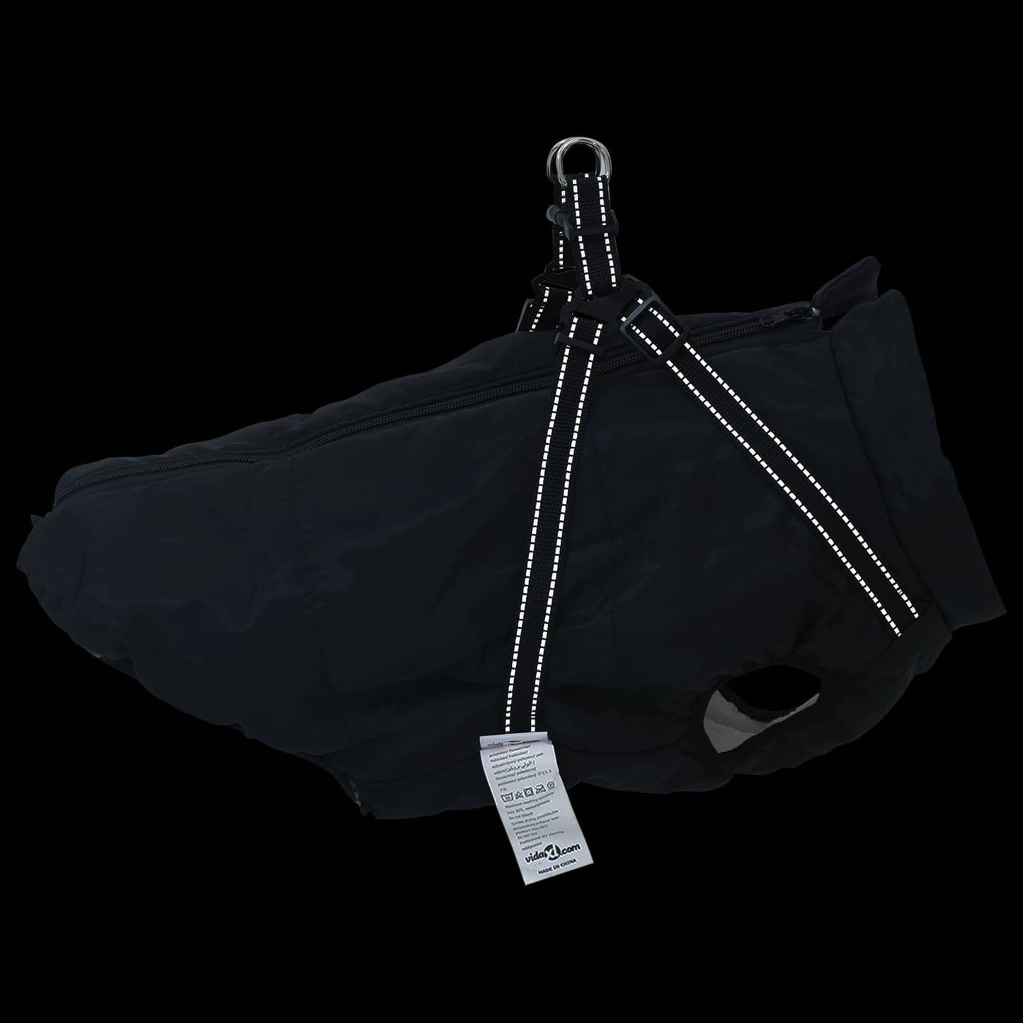 Hundejakke Sort L48 Fleece og polyester