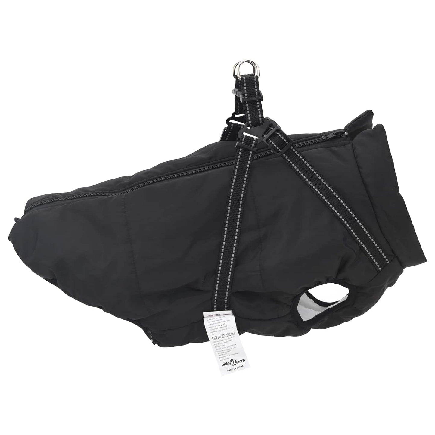 Hundejakke Sort L48 Fleece og polyester
