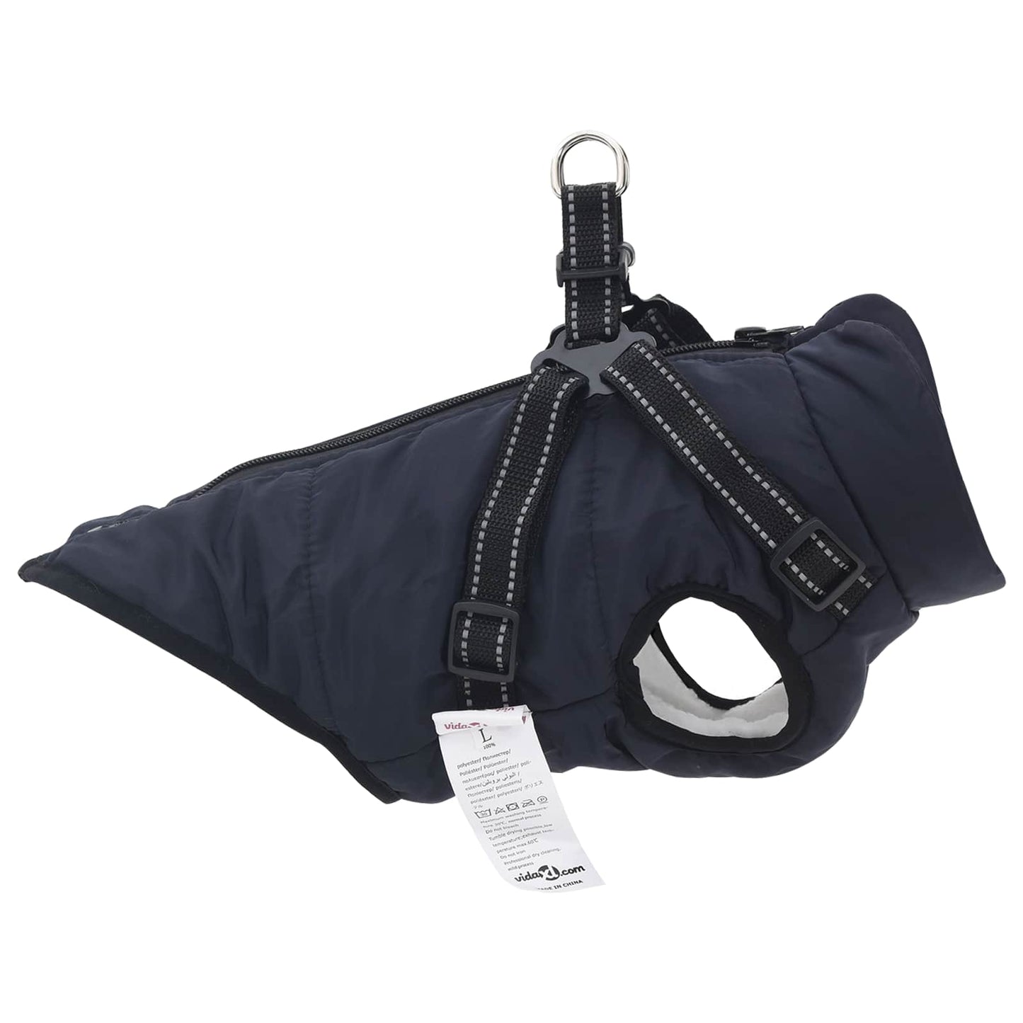 Hundejakke Mørkeblå L36 Fleece og polyester