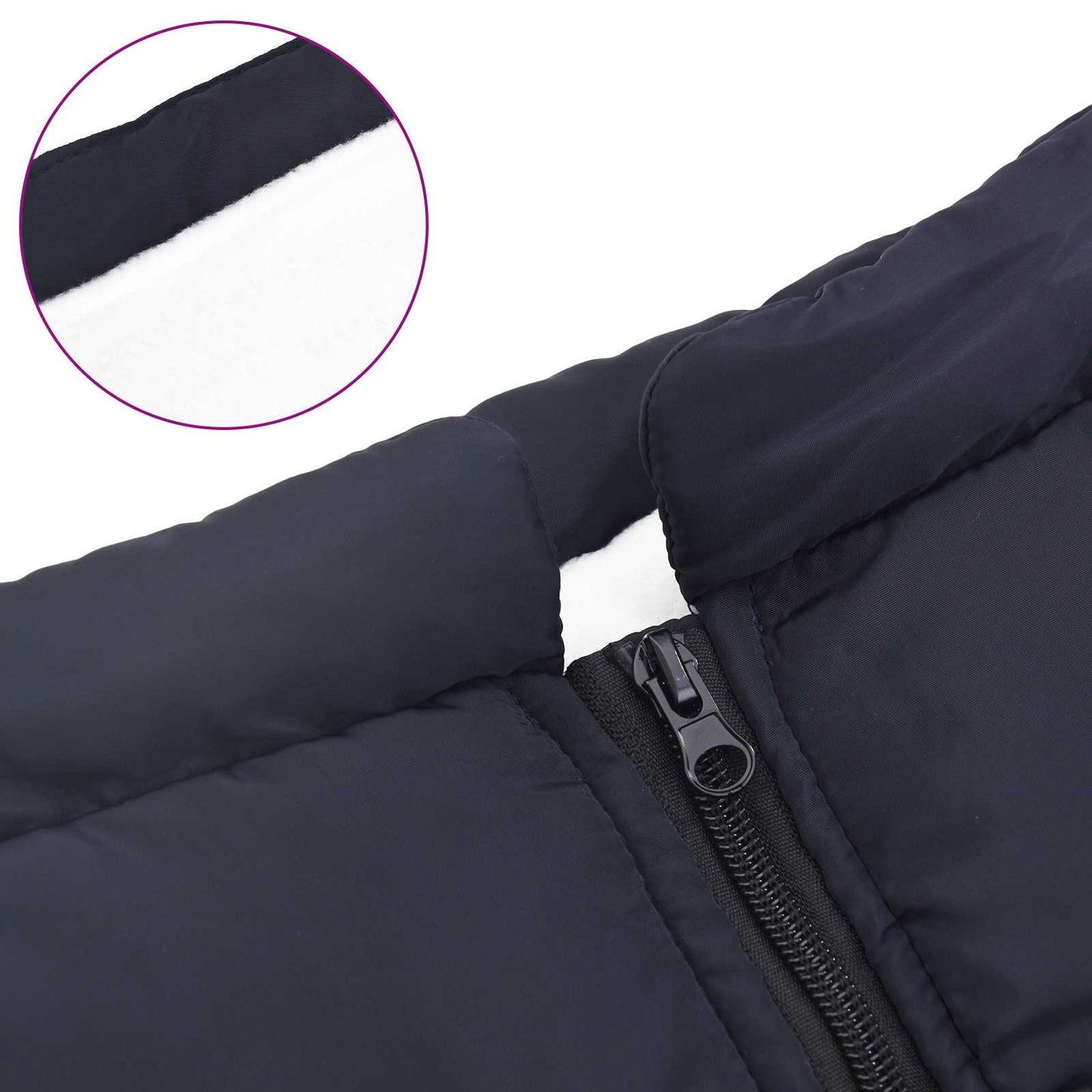 Hundejakke Mørkeblå L48 Fleece og polyester