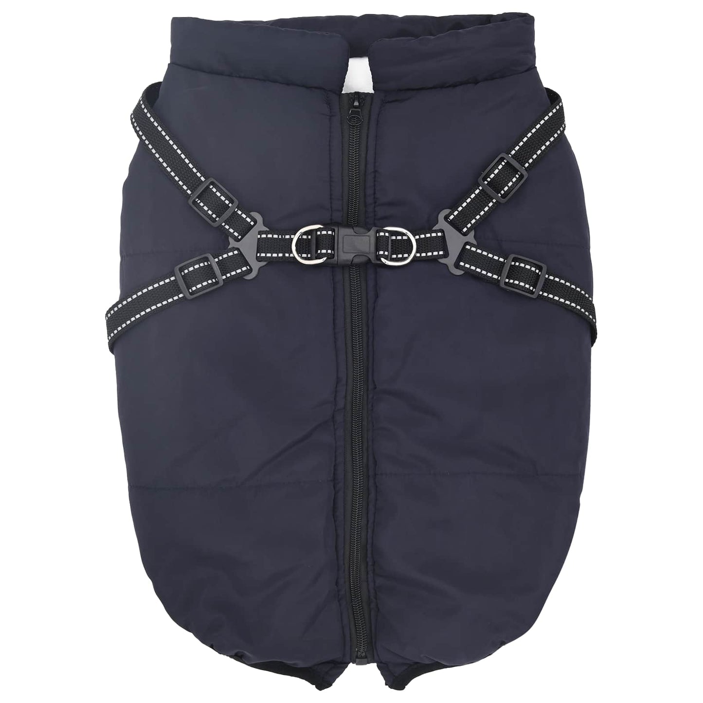 Hundejakke Mørkeblå L48 Fleece og polyester