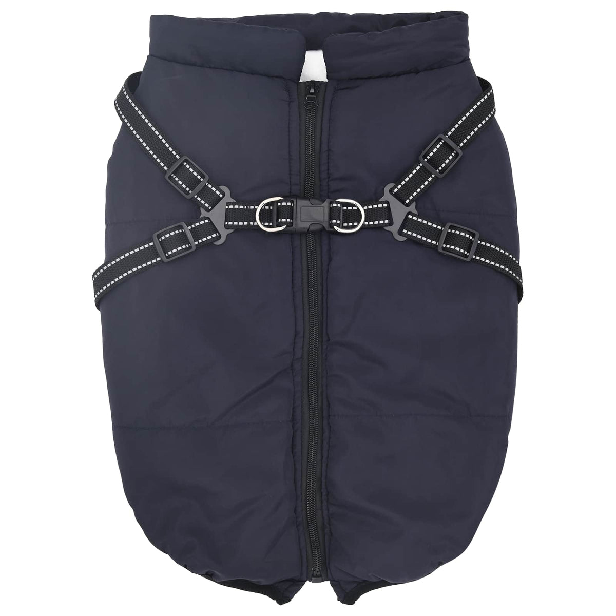Hundejakke Mørkeblå L68 Fleece og polyester