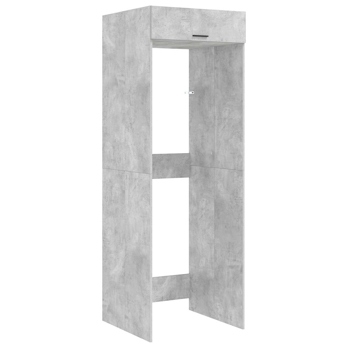 Vaskemaskine Skab Beton 67,5 x 68 x 200 cm Konstrueret træ