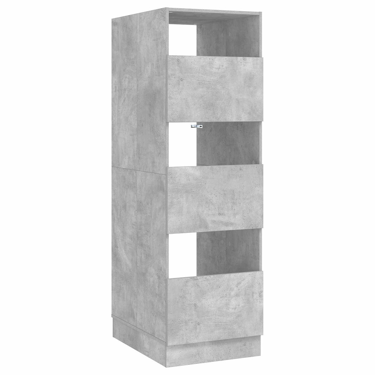 Vaskeskab med opbevaring Beton 50 x 68 x 162 cm Konstrueret træ