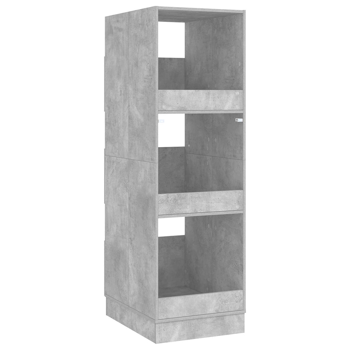 Vaskeskab med opbevaring Beton 50 x 68 x 162 cm Konstrueret træ
