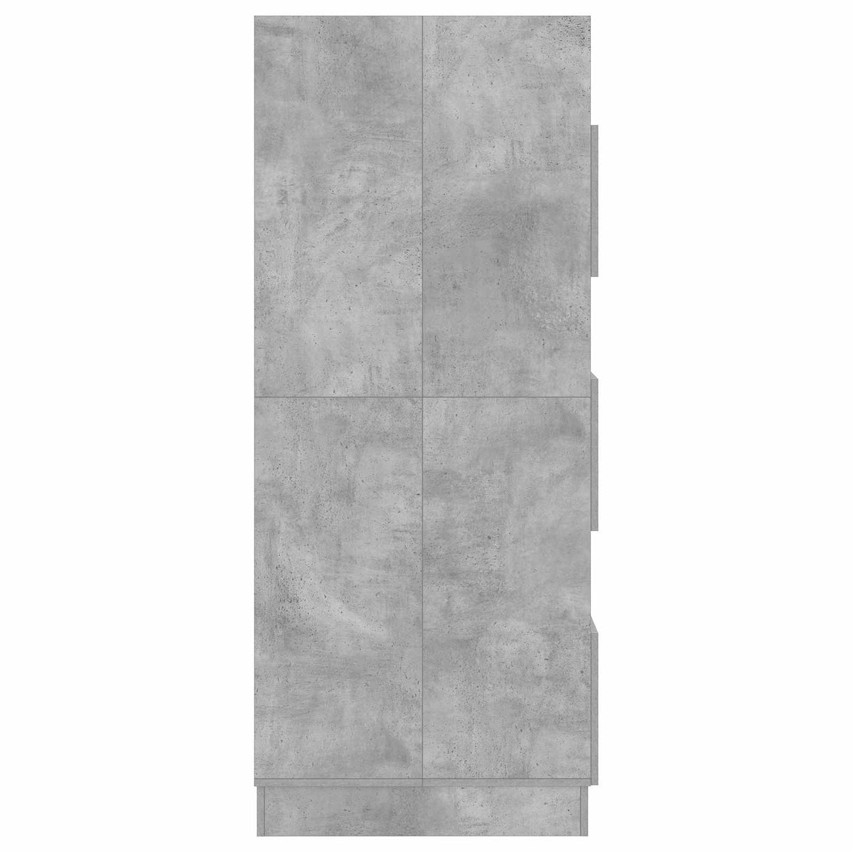 Vaskeskab med opbevaring Beton 50 x 68 x 162 cm Konstrueret træ
