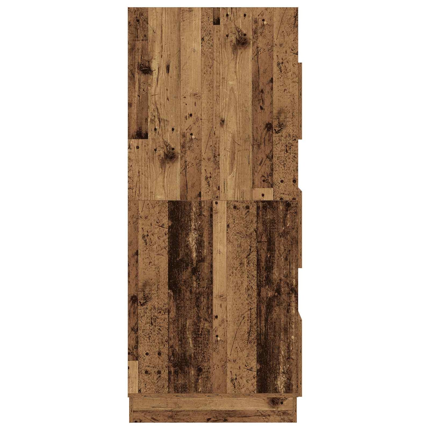 Vaskeskab med dør Gammelt træ 50 x 68 x 162 cm Konstrueret træ