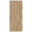 Vaskeskab Artisan Egetræ 50 x 68 x 162 cm Konstrueret træ