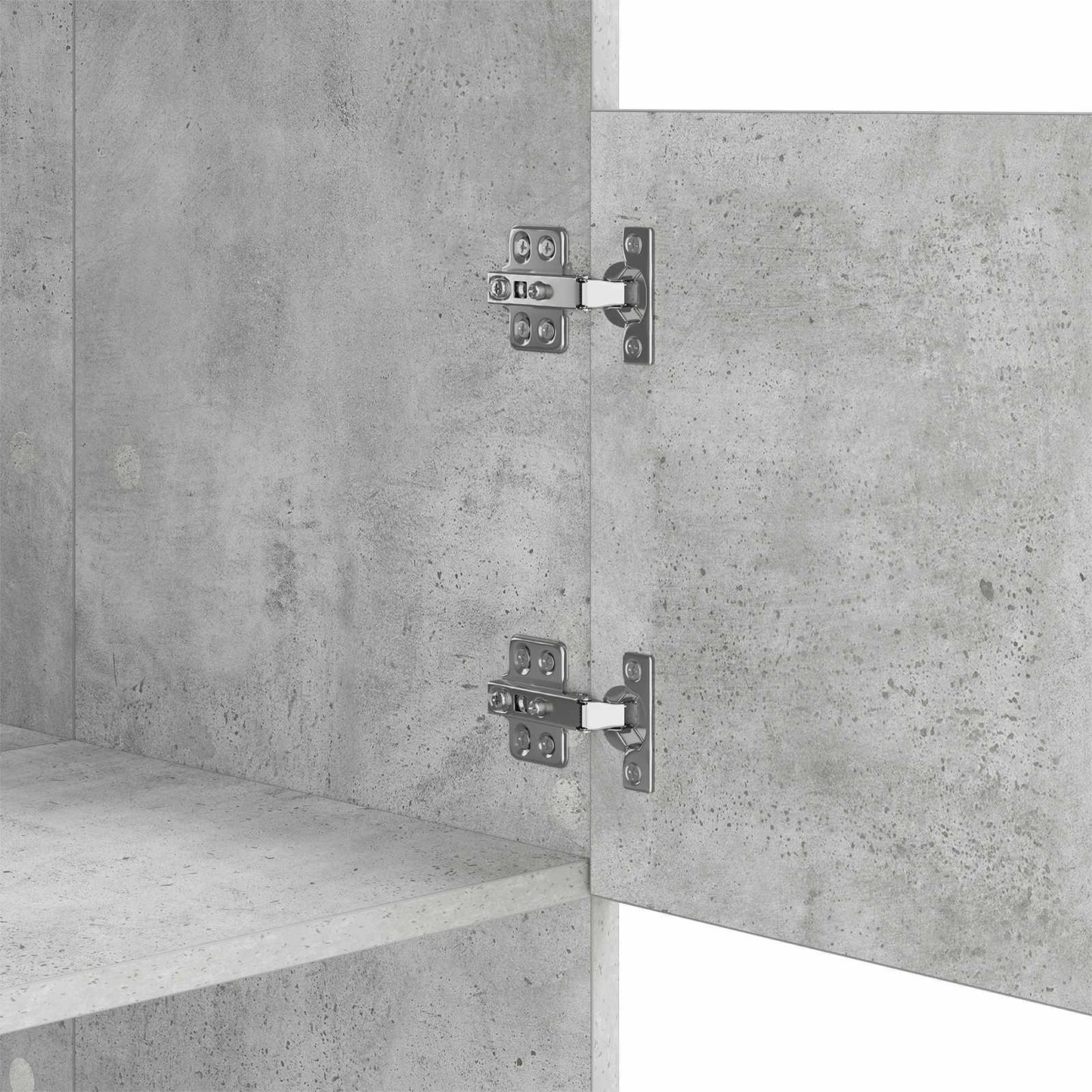 Vaskeskab med opbevaring Beton 50 x 68 x 102 cm Konstrueret træ