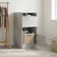 Vaskeskab med opbevaring Beton 50 x 68 x 102 cm Konstrueret træ