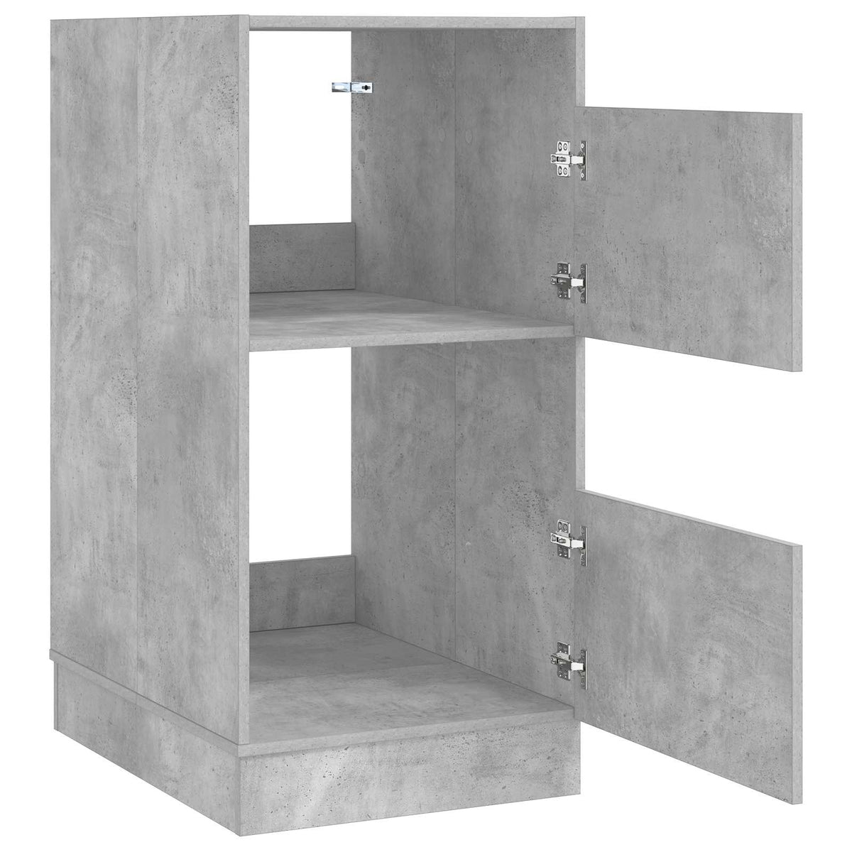 Vaskeskab med opbevaring Beton 50 x 68 x 102 cm Konstrueret træ