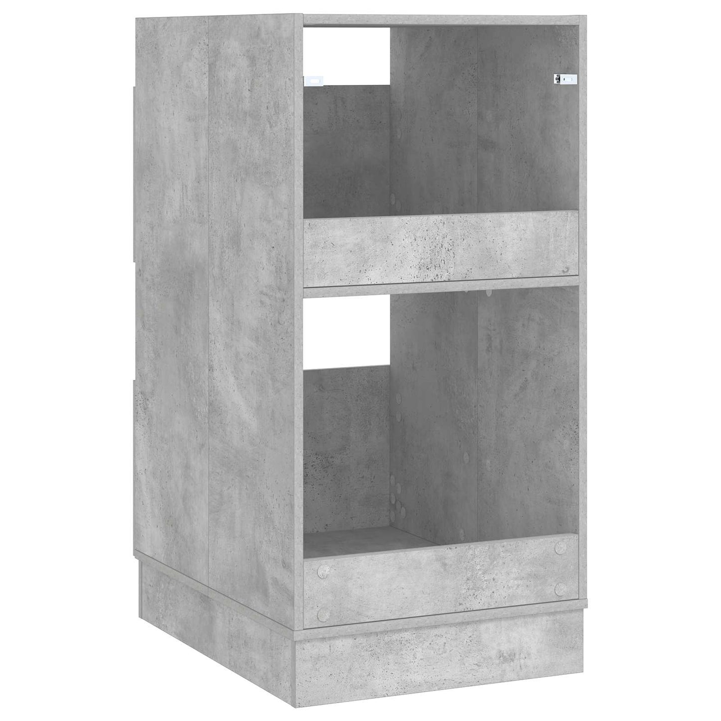 Vaskeskab med opbevaring Beton 50 x 68 x 102 cm Konstrueret træ