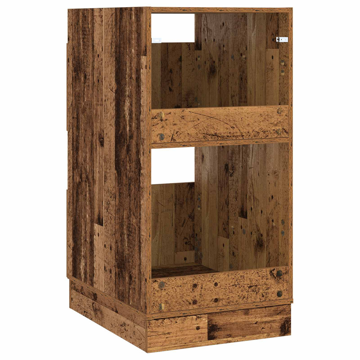 Vaskeskab med dør Gammelt træ 50 x 68 x 102 cm Konstrueret træ