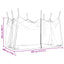 Have Myg Net 220 mesh Sort 3 x 4,5 x 2,5 m Polyester