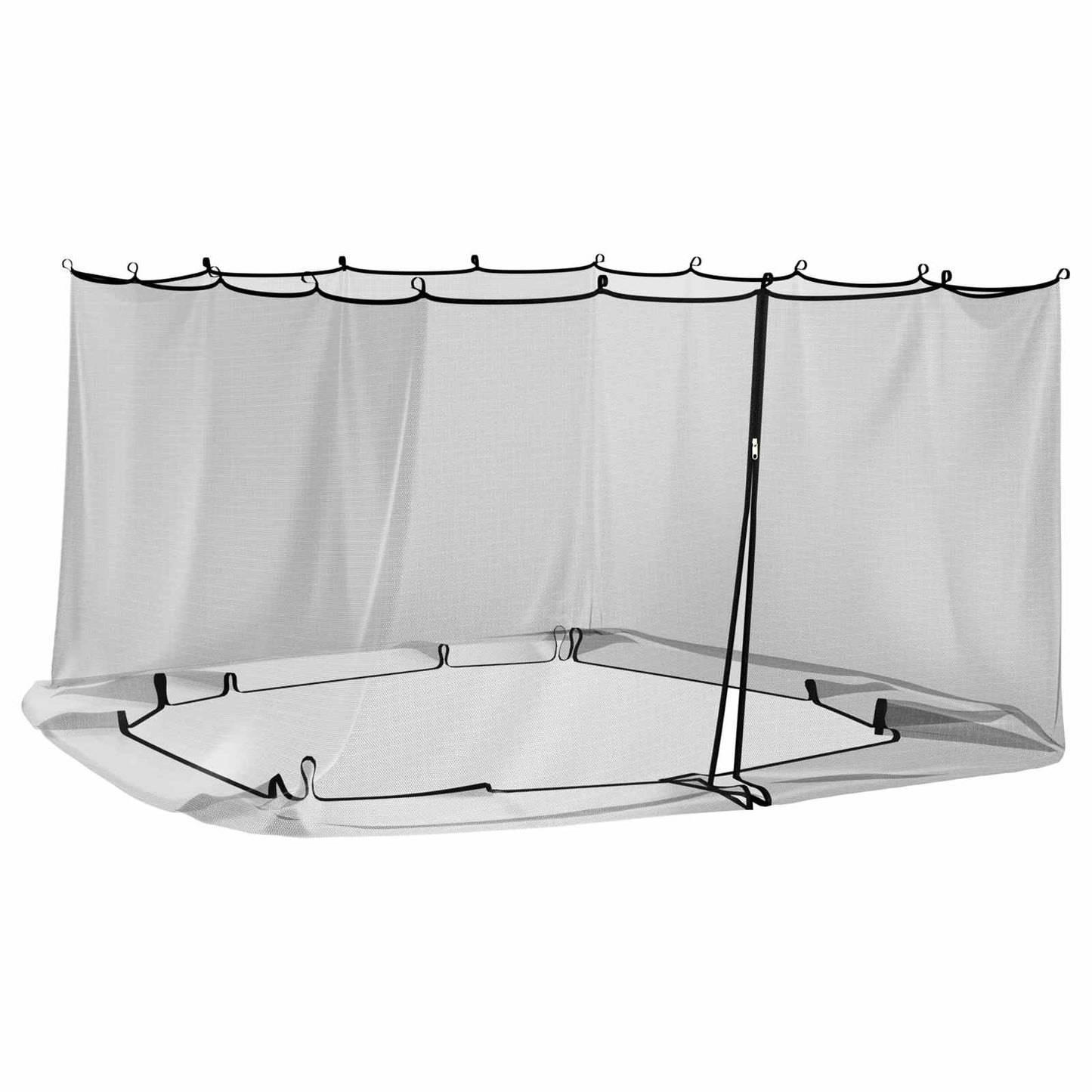 Myggenet til pavillon 220 mesh Sort 3,6 x 3 x 2 m Polyester