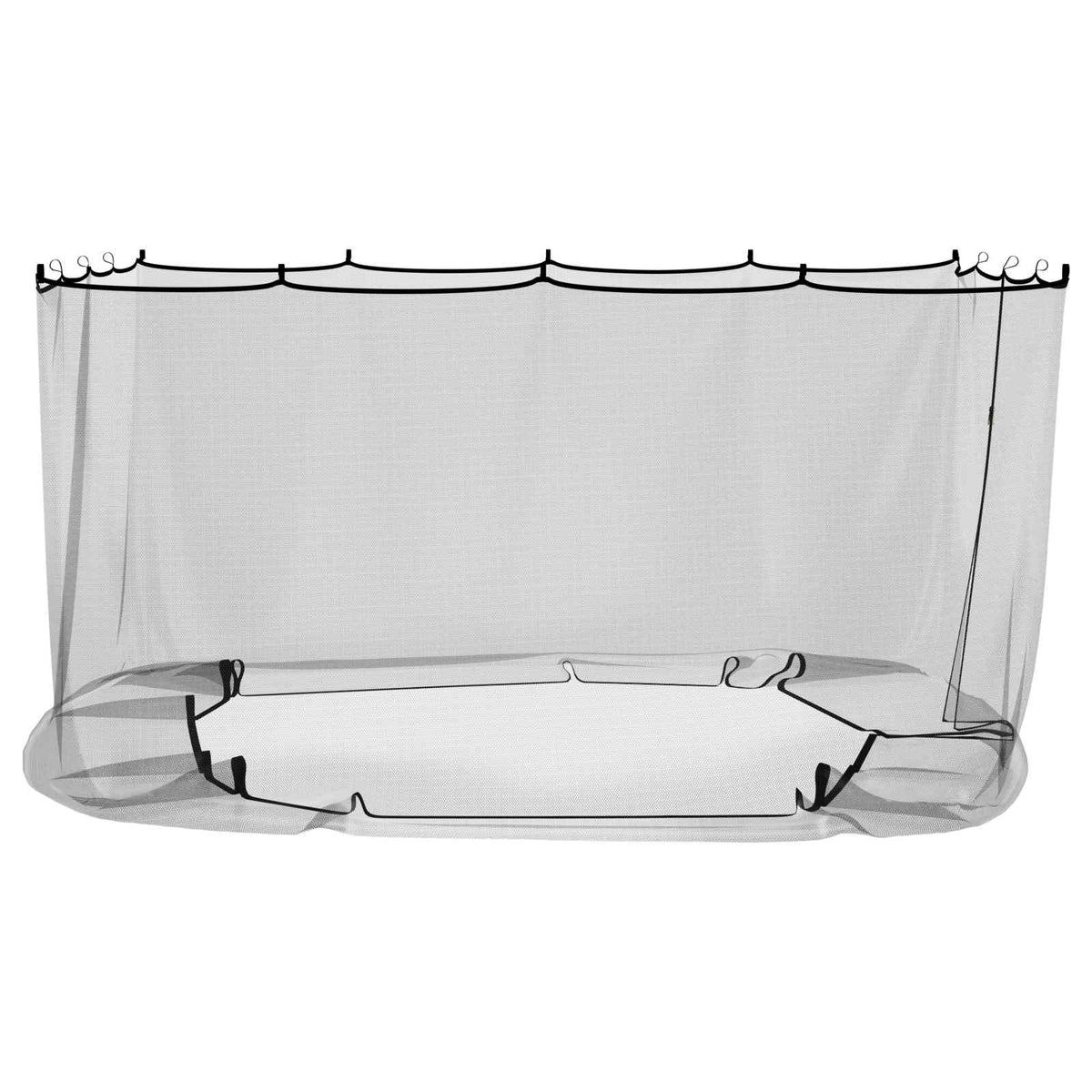 Myggenet til pavillon 220 mesh Sort 3,6 x 3 x 2 m Polyester