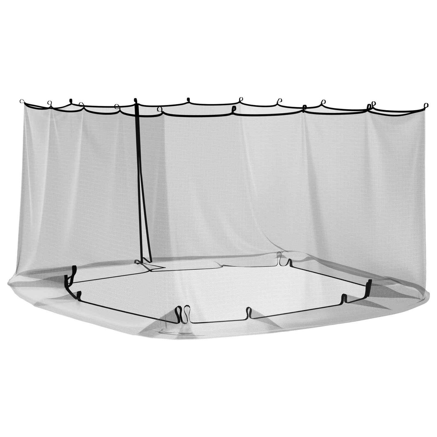 Myggenet til pavillon 220 mesh Sort 4,5 x 3 x 2 m Polyester
