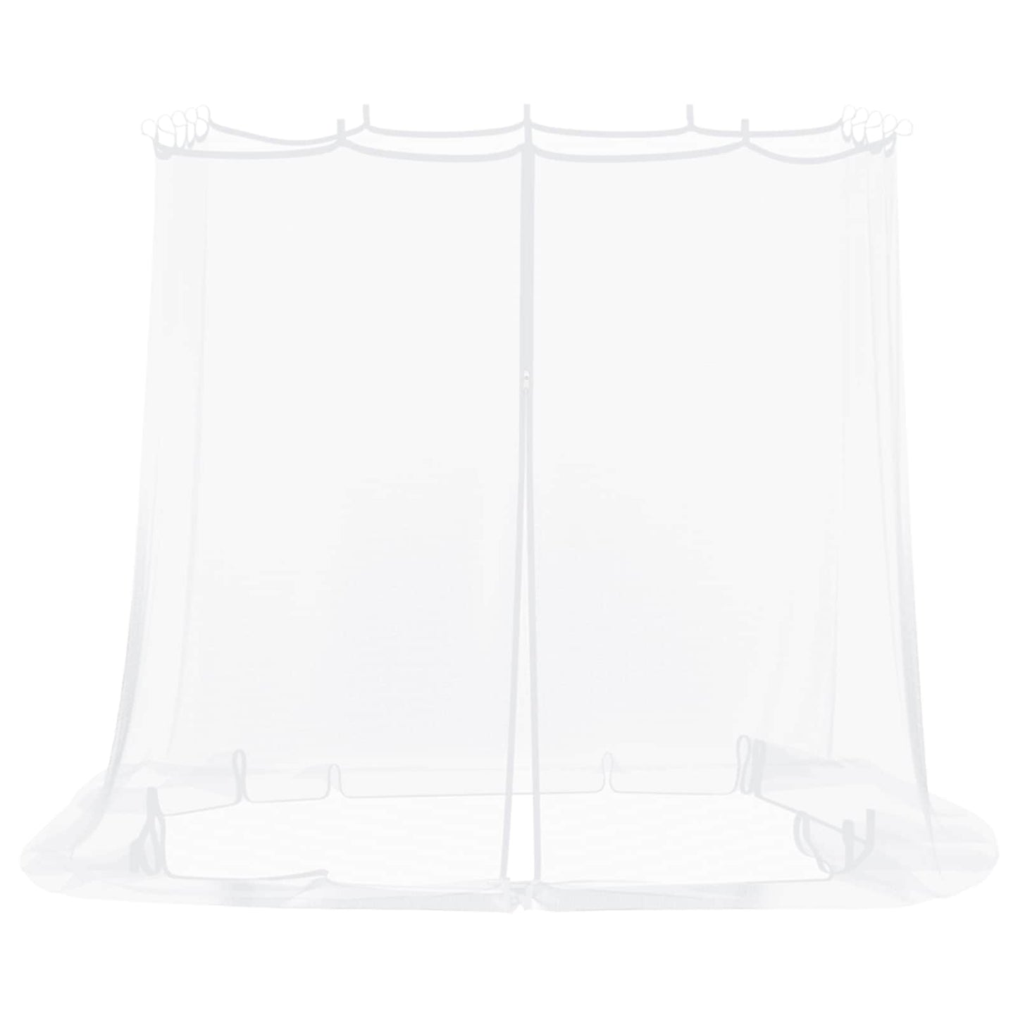 Myggenet til pavillon 220 mesh Hvid 2 x 2 x 2 m Polyester