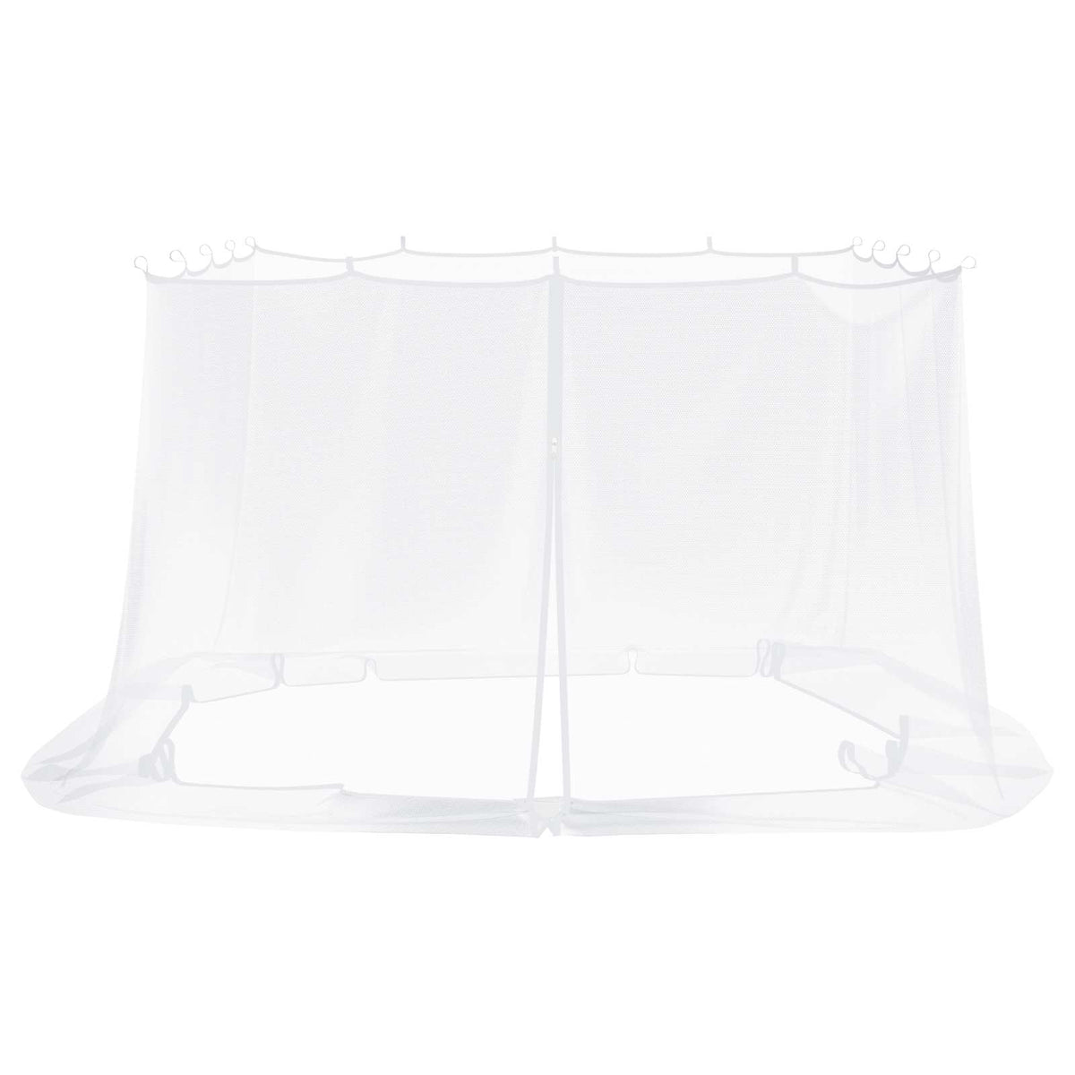 Myggenet til pavillon 220 mesh Hvid 3,6 x 3 x 2 cm Polyester