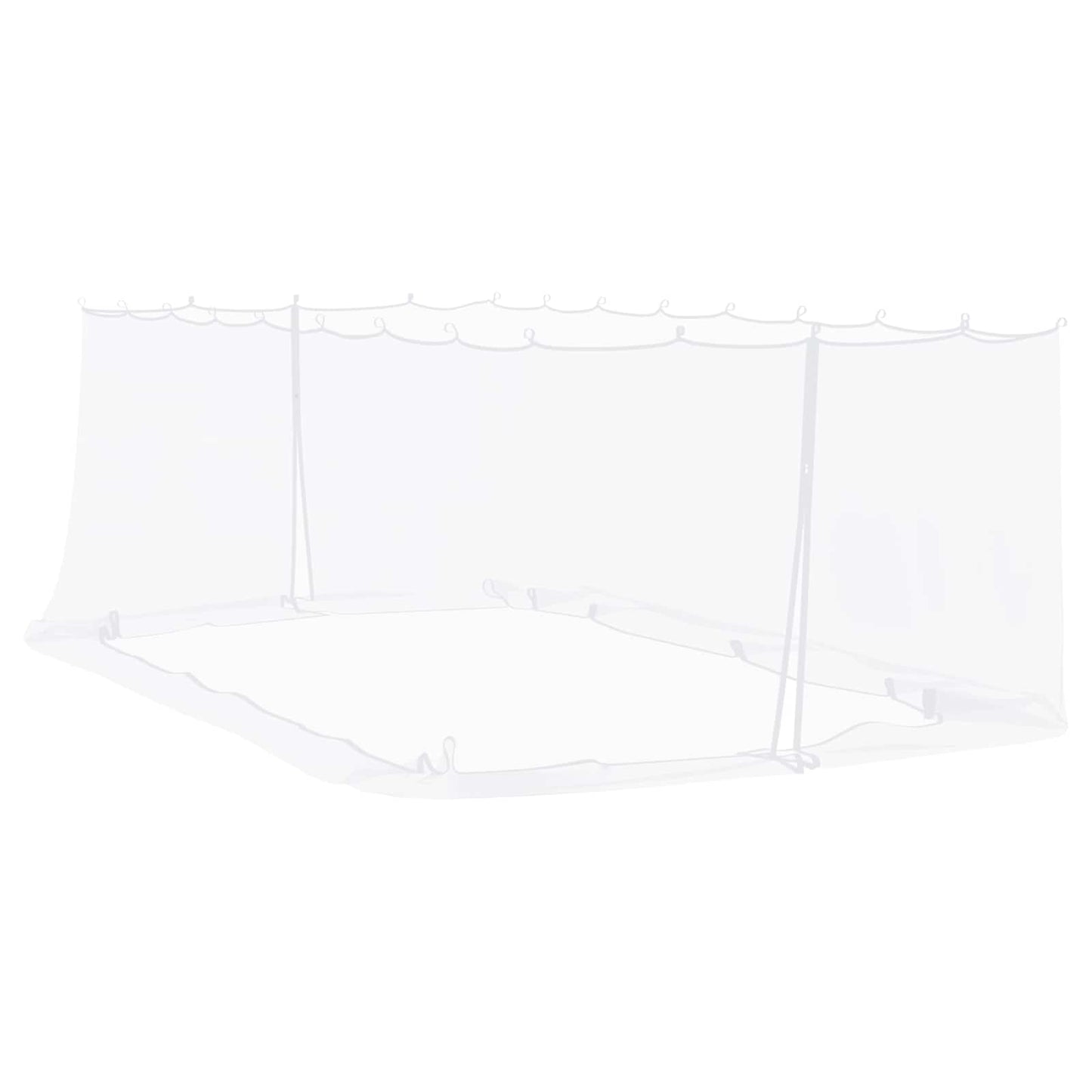 Myggenet til pavillon 220 mesh Hvid 6 x 3 x 2 m Polyester
