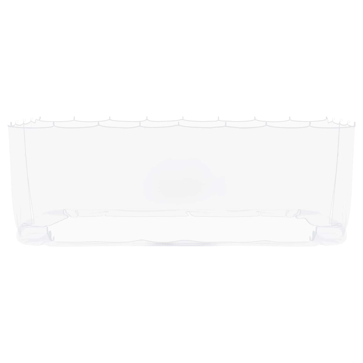 Myggenet til pavillon 220 mesh Hvid 6 x 3 x 2 m Polyester