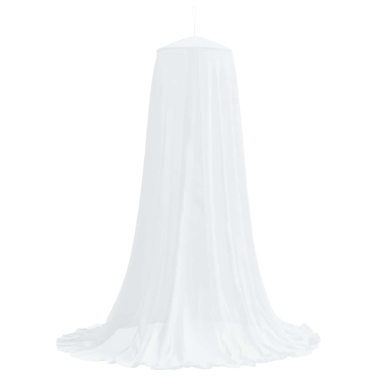 Myggenet til seng 3 stk. 156 mesh Hvid ⌀56 x 220 cm Polyester