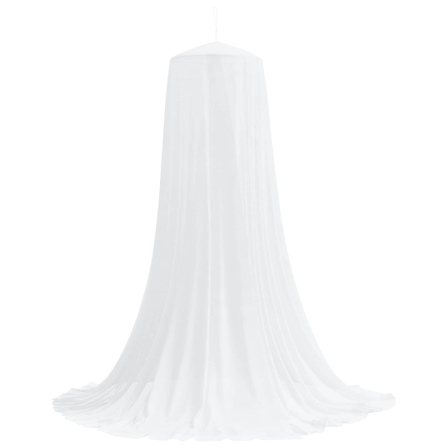 Myggenet til seng 3 stk. 156 mesh Hvid ⌀56 x 220 cm Polyester