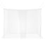 Myggenet til seng 3 stk. 156 mesh Hvid 220 x 150 x 180 cm