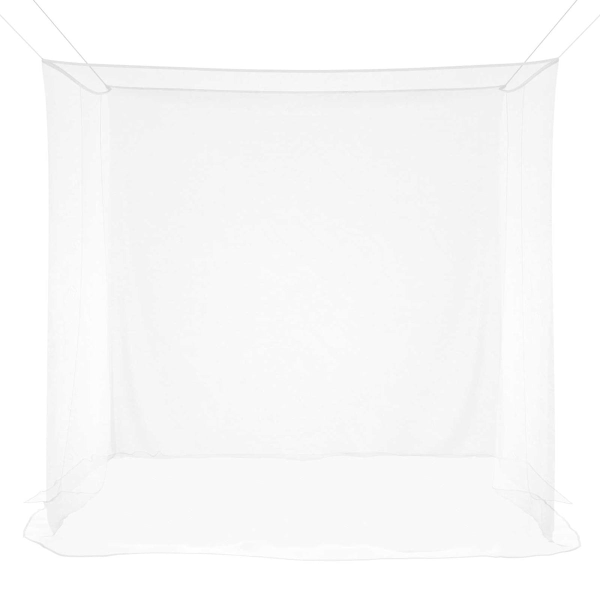 Myggenet til seng 3 stk. 156 mesh Hvid 220 x 150 x 180 cm