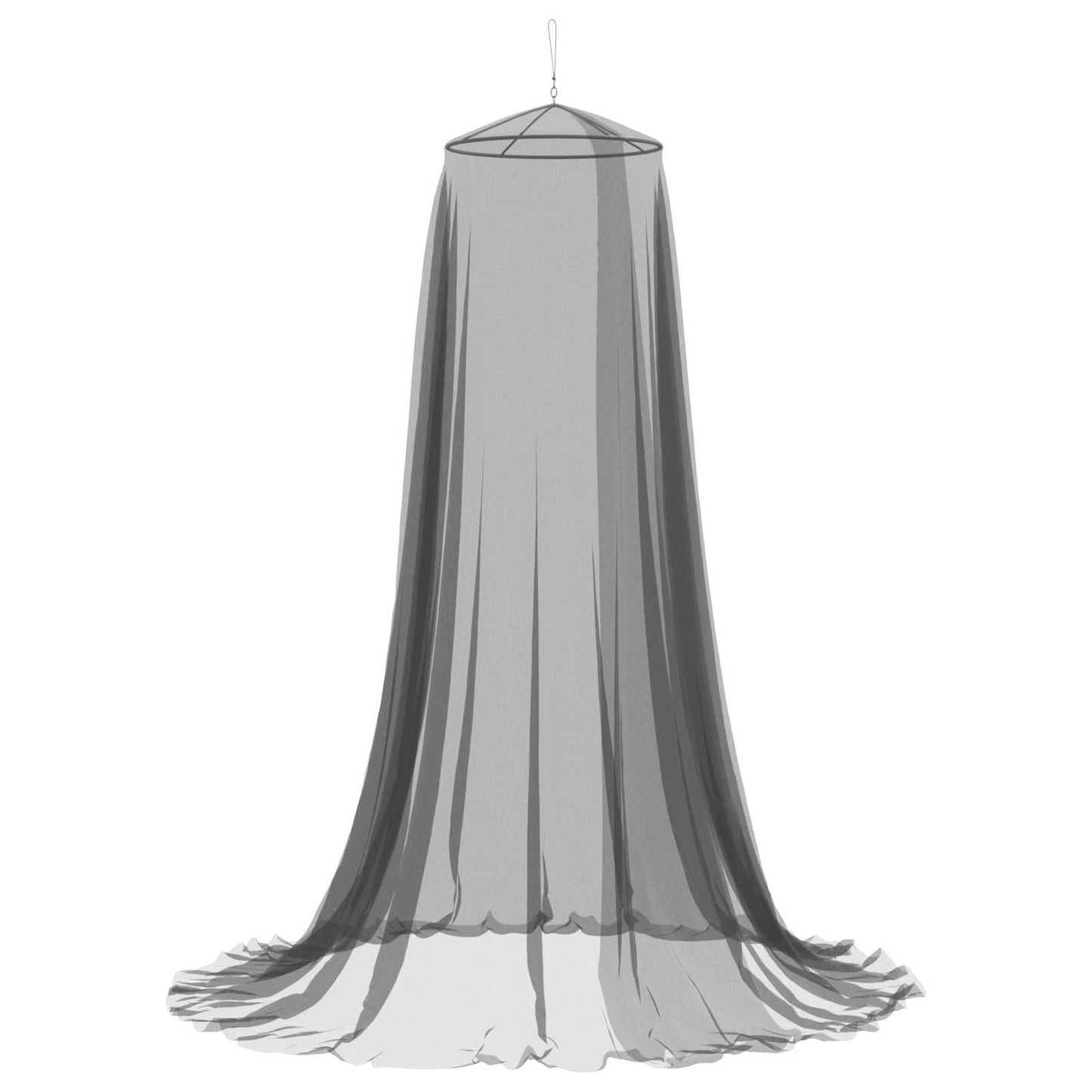 Myggenet til seng 156 mesh Sort ⌀56 x 220 cm Polyester